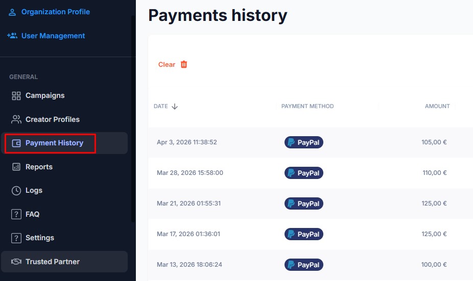 Screenshot 5 - CreatorTraffic.com