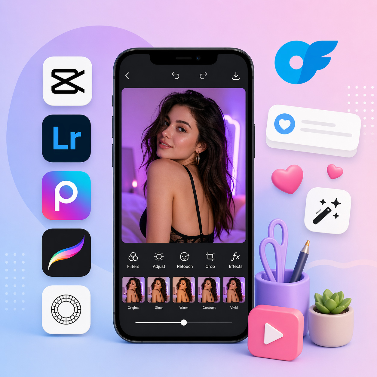 Best OnlyFans Editing Apps for Creators in 2026