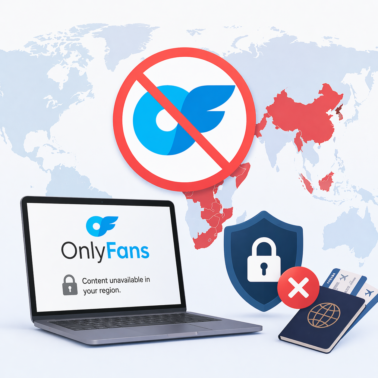 Countries Where OnlyFans Is Banned in 2026: What Creators Need to Know